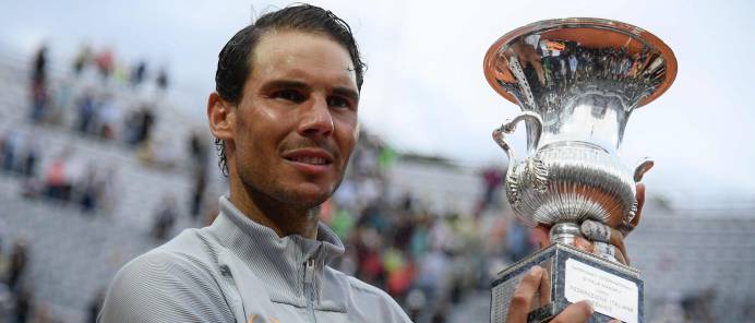 Rafa Nadal, en Roma.