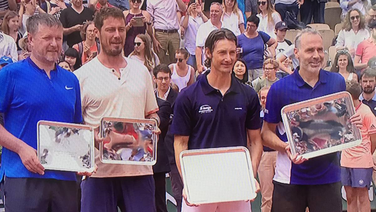 Kafelnikov, Safin, Ferrero y Corretja.