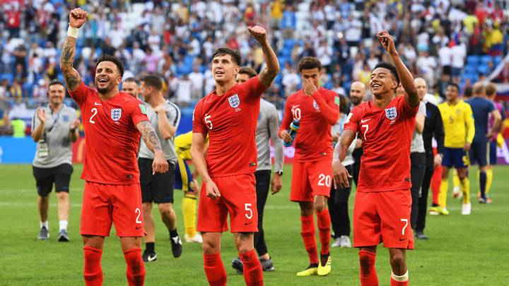 La selección de Inglaterra.