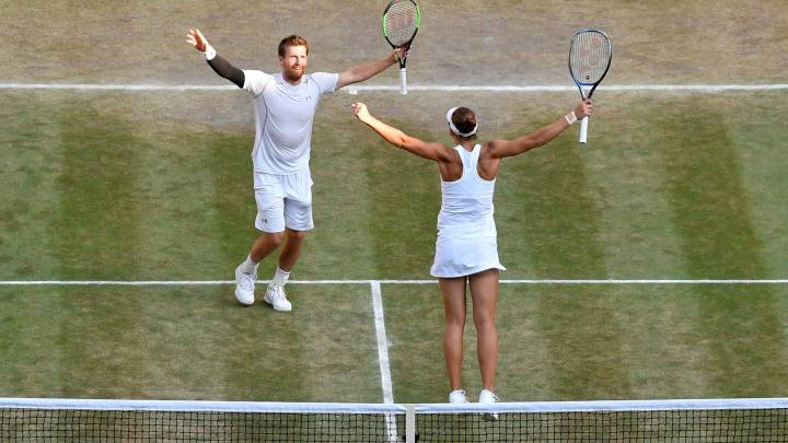 Alexander Peya y Nicole Melichar.