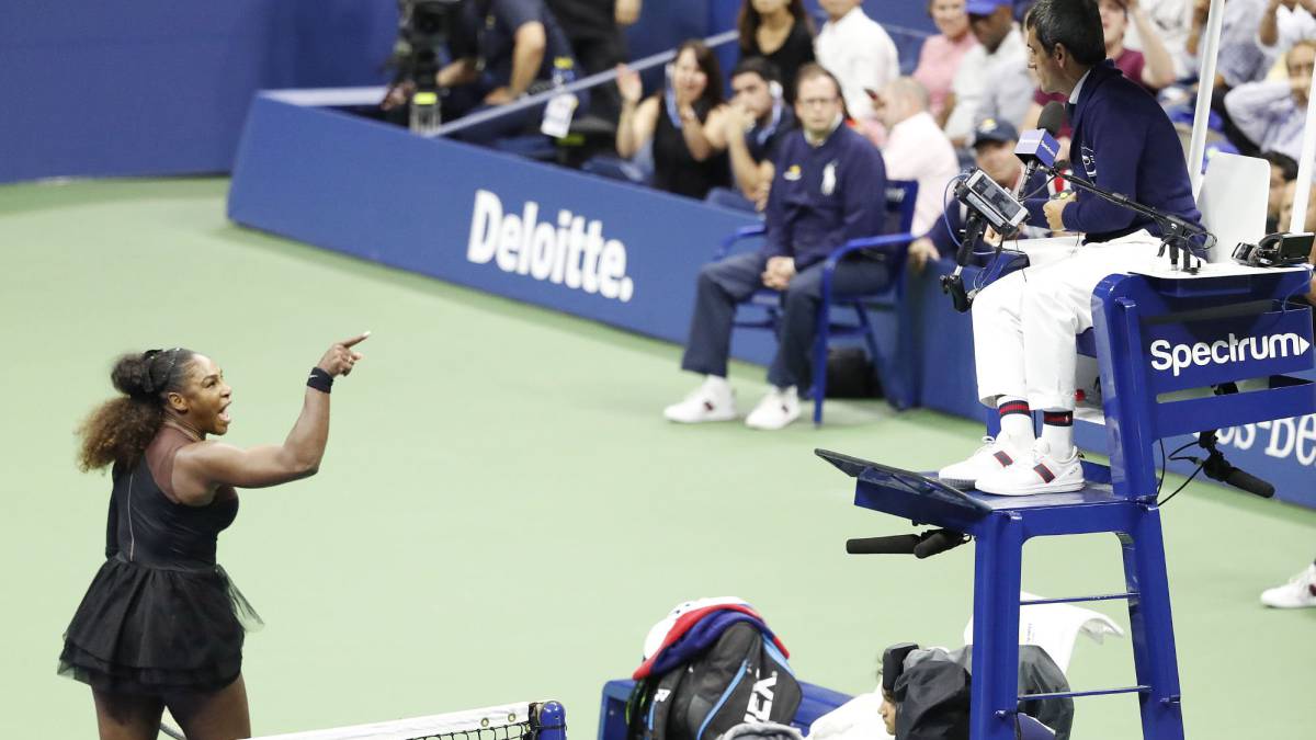 Resumen y resultado Williams - Osaka (2-6 y 4-6): Osaka hace historia y Serena explota