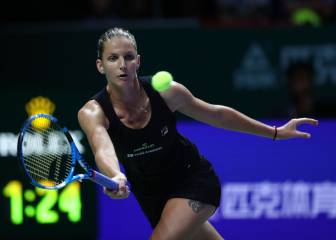 Pliskova hace tambalear el reinado de Wozniacki