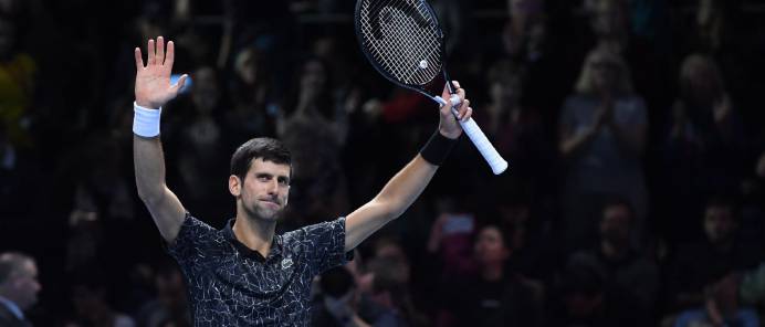 Djokovic sigue imparable en Londres tras derrotar a Zverev