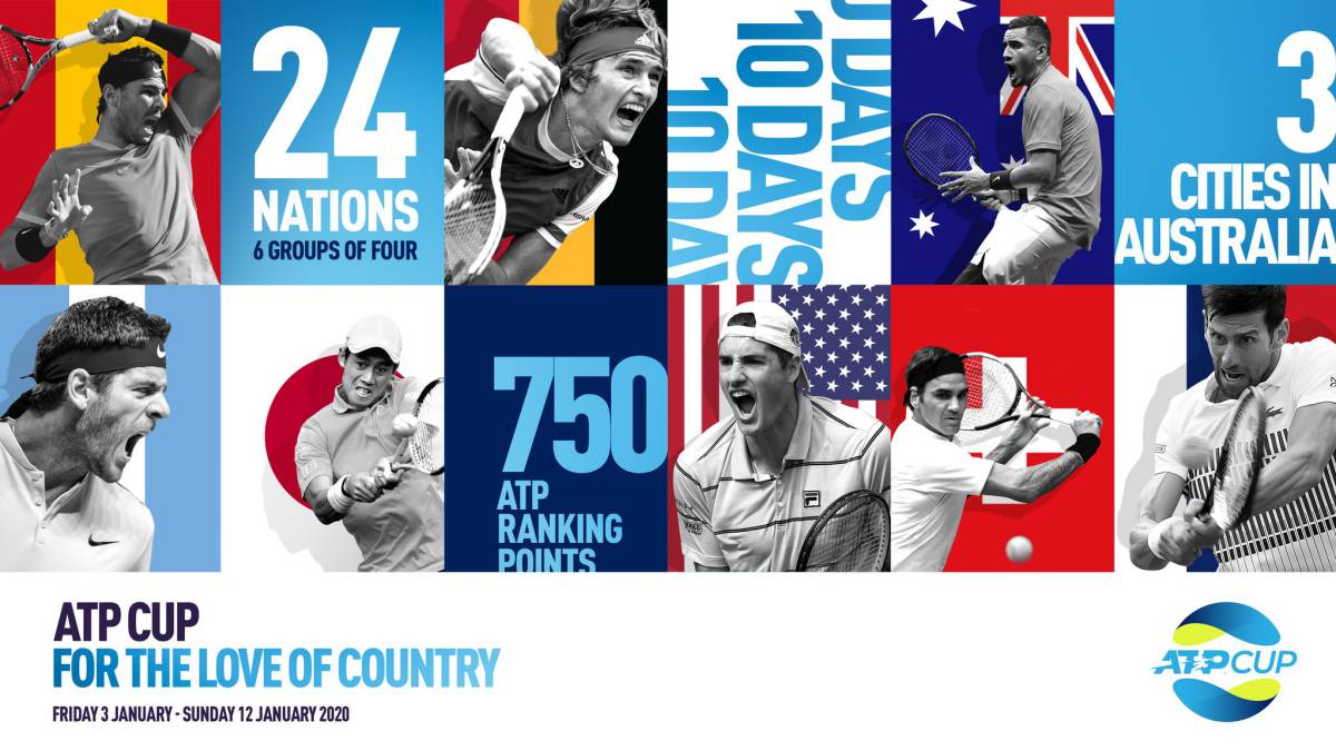 El cartel de la nueva ATP Cup