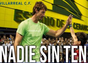 Las fundaciones Ferrero y CSD llevarán el tenis a La Cerámica antes del Villarreal-Celta