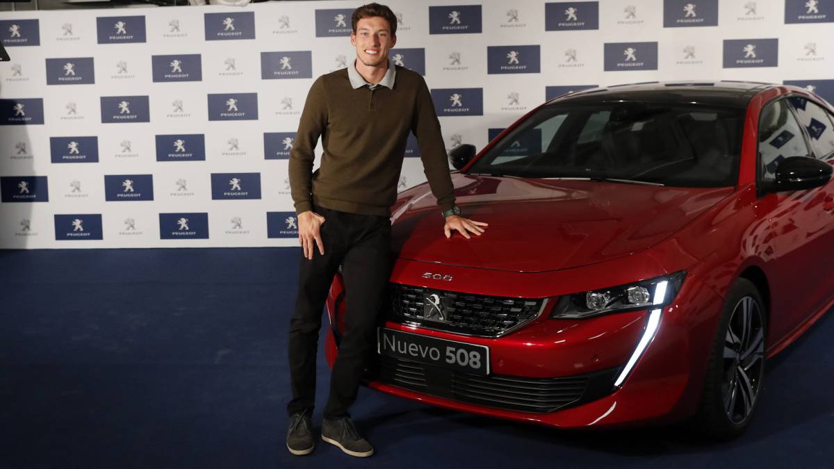 Pablo Carreño, en la presentación del nuevo Peugeot 508