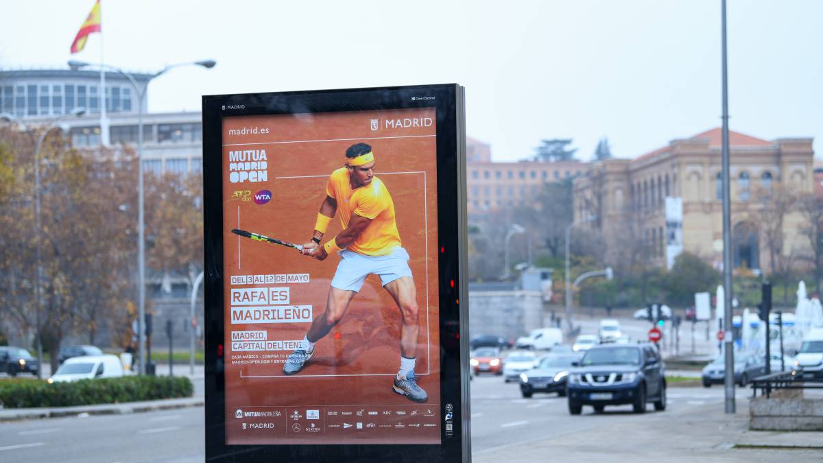 Cartel del Mutua Madrid Open 2019 con Nadal