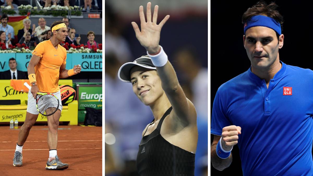¿Cómo ver en televisión y cuándo debutan Nadal, Federer, Djokovic, Muguruza…?