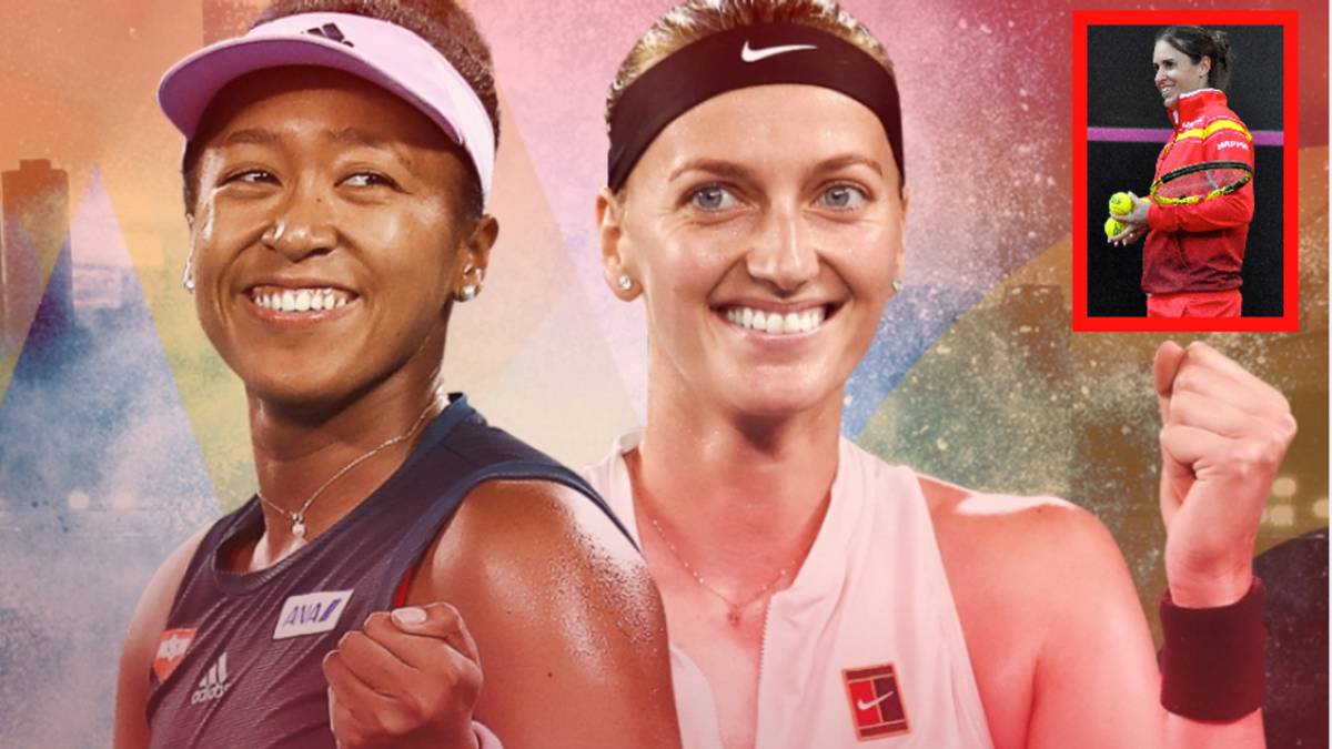 Osaka, Kvitova y Medina