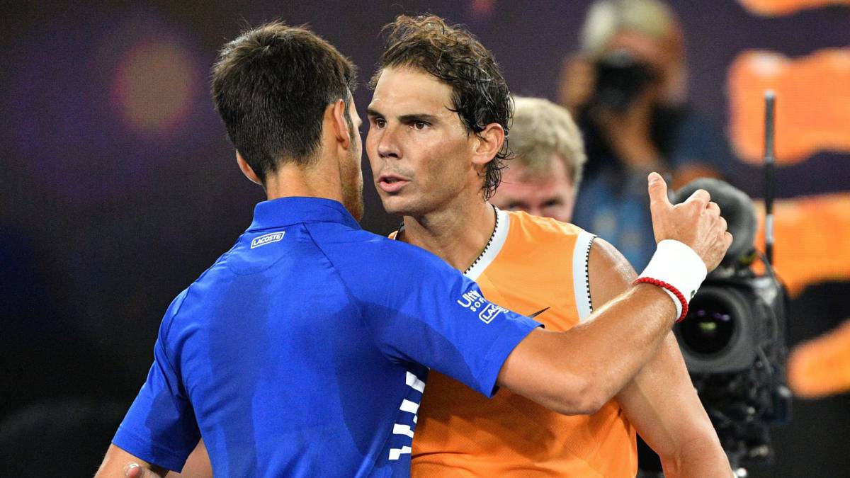 Novak Djokovic y Rafael Nadal