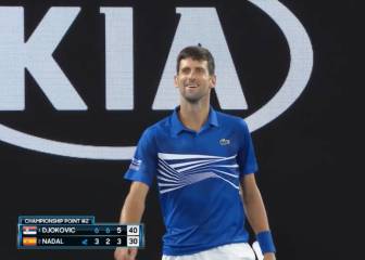 Detalle con Nadal: la respetuosa celebración de Djokovic tras el último punto