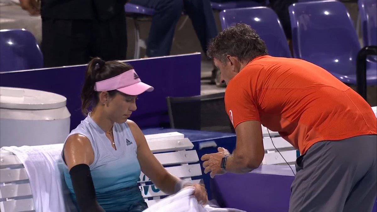 Muguruza y Sumyk chocan otra vez: "¿Me estás oyendo?"
