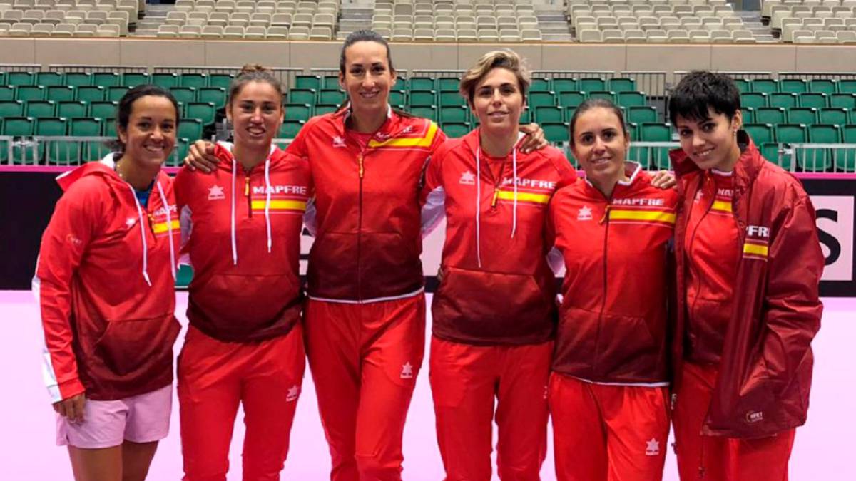 La Selección Española llegó a Japón para preparar la Fed Cup