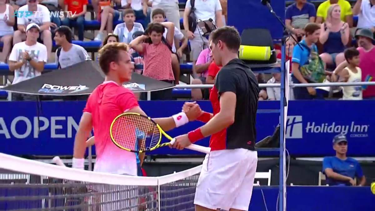 Roberto Carballés y Federico Delbonis.