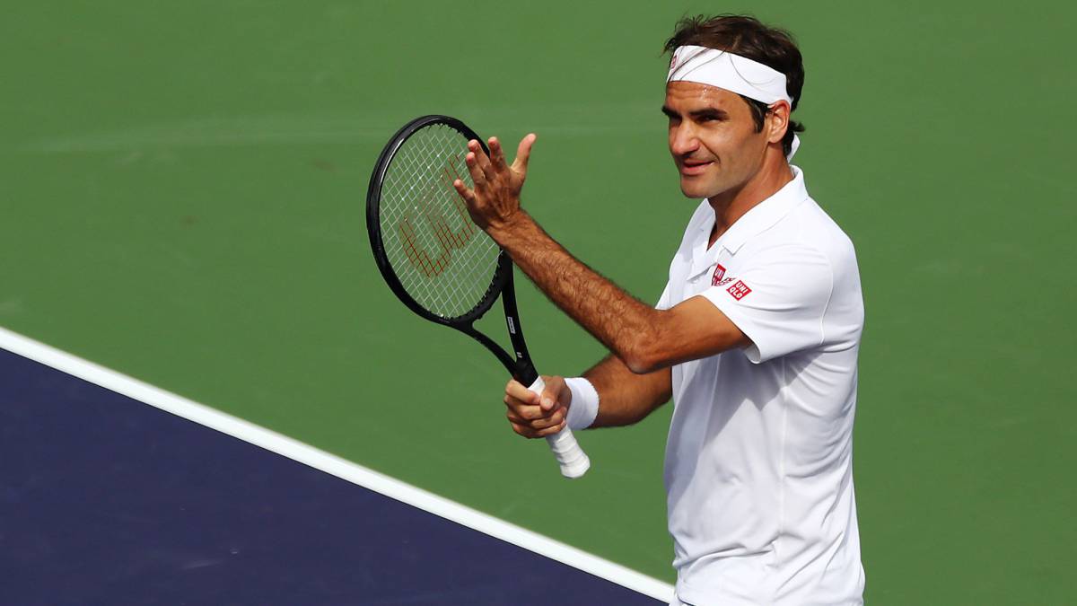 Roger Federer, contra Peter Gojowczyk