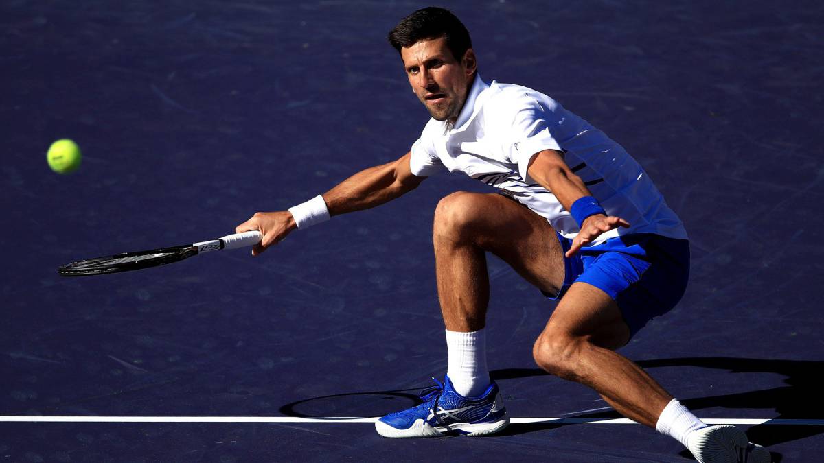 Novak Djokovic, contra Philipp Kohlschreiber