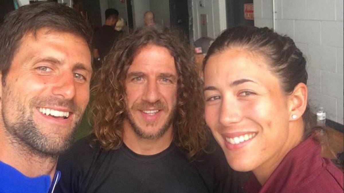 Djokovic, con Puyol y Muguruza: "Me siento un poquito español"