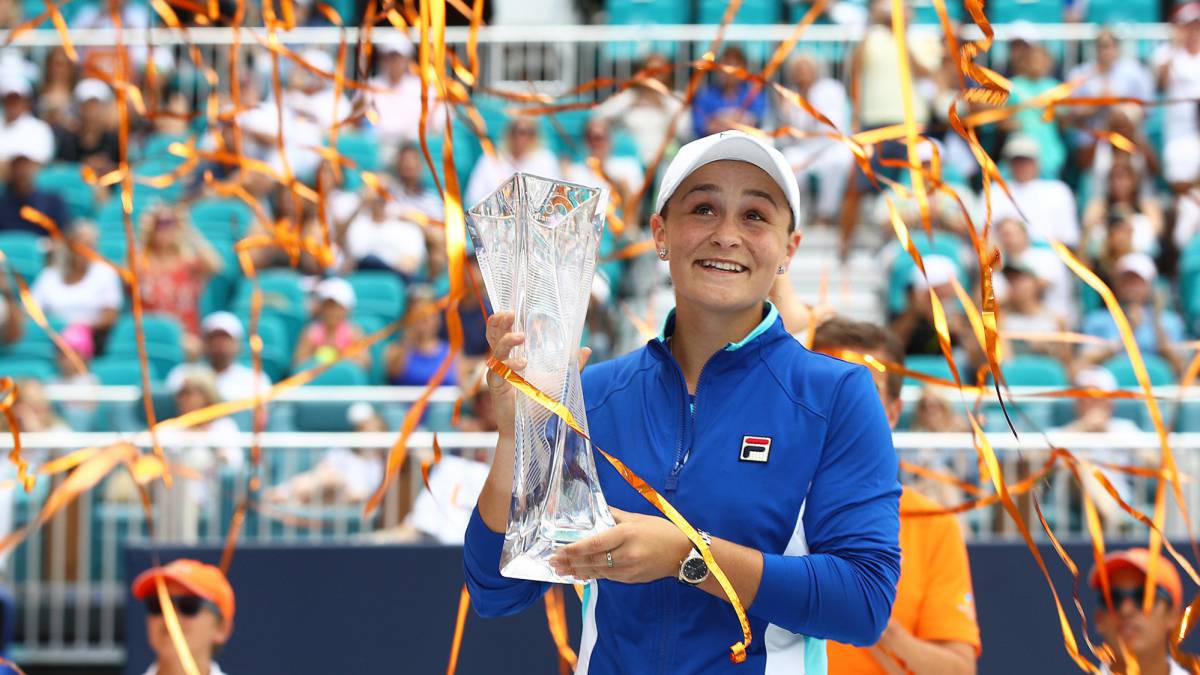 Barty asciende: 14ª campeona distinta en 14 torneos de 2019