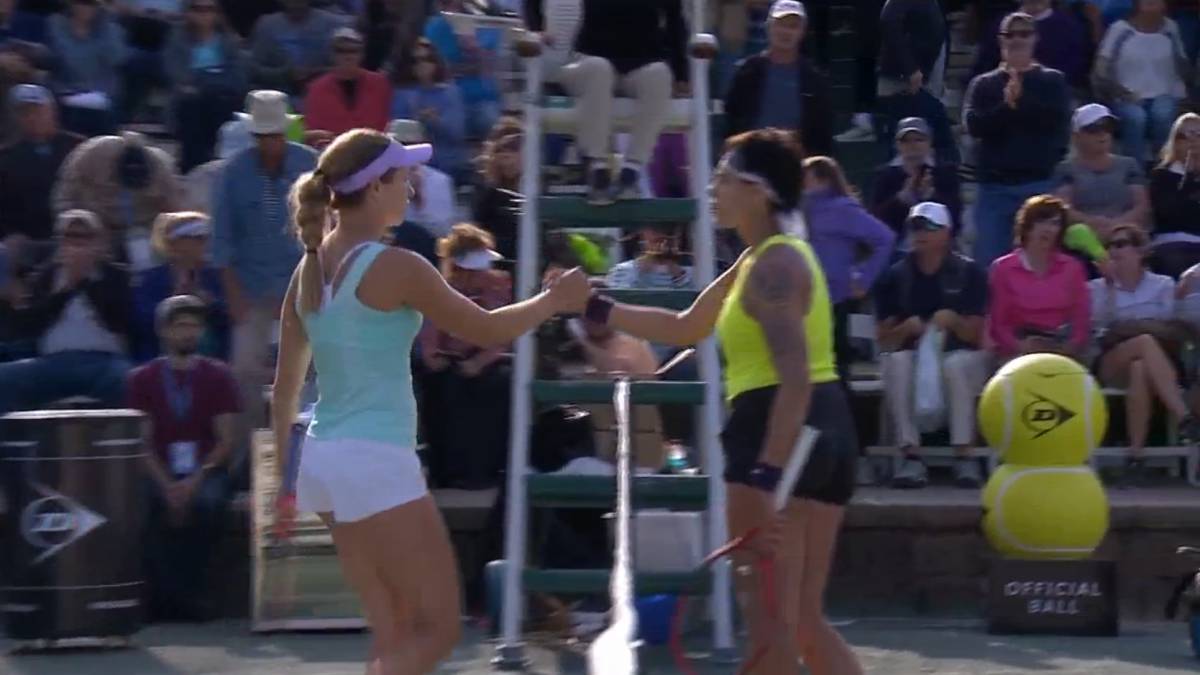 Collins apea a Bolsova y deja el torneo sin españolas