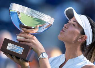 Muguruza revalida el título tras la retirada de Azarenka
