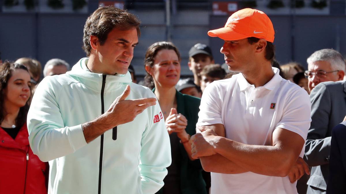 Federer y Nadal.