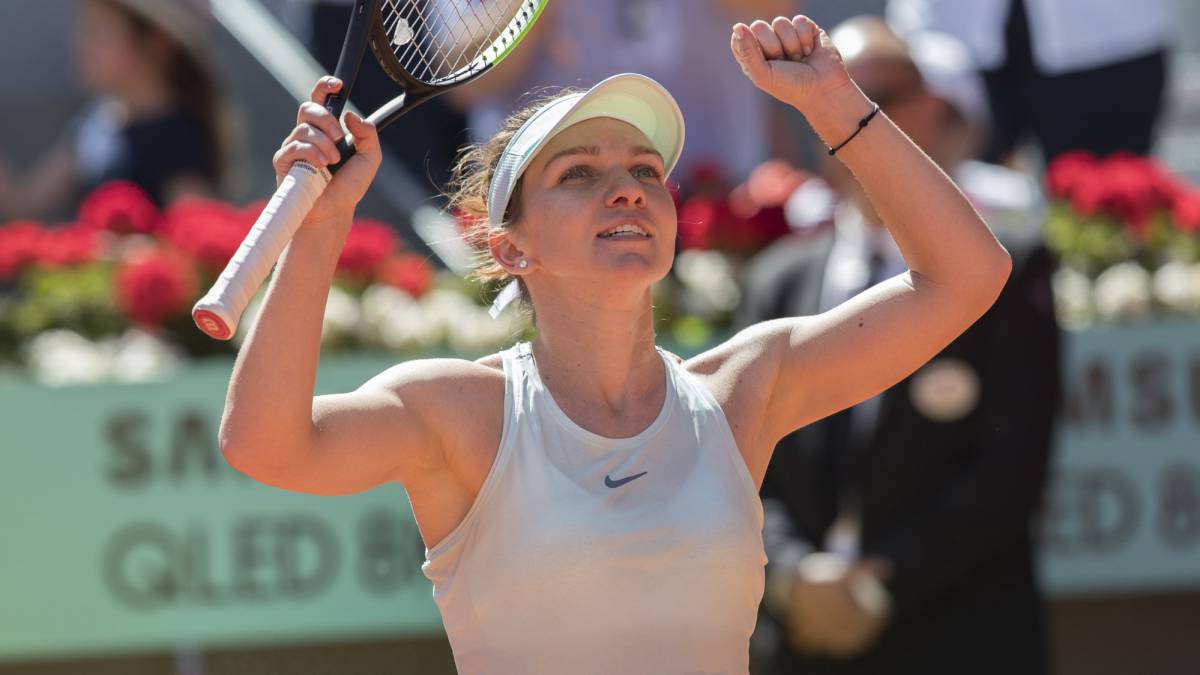 Halep, a un triunfo de su tercer título y del número uno