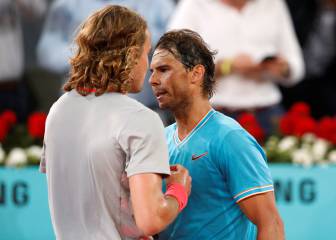Tsitsipas sorprende en Madrid y elimina a Nadal en semifinales