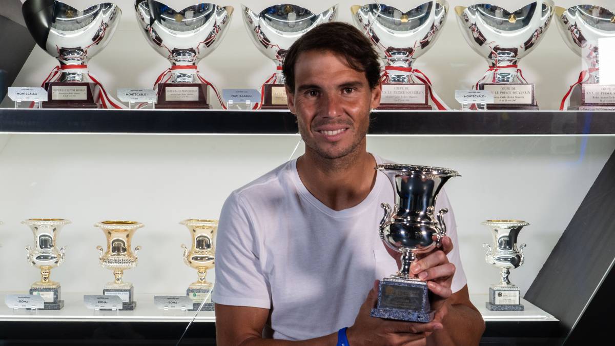 De Roma a Manacor: el noveno título ya está en el Rafa Nadal Museum Xperience.