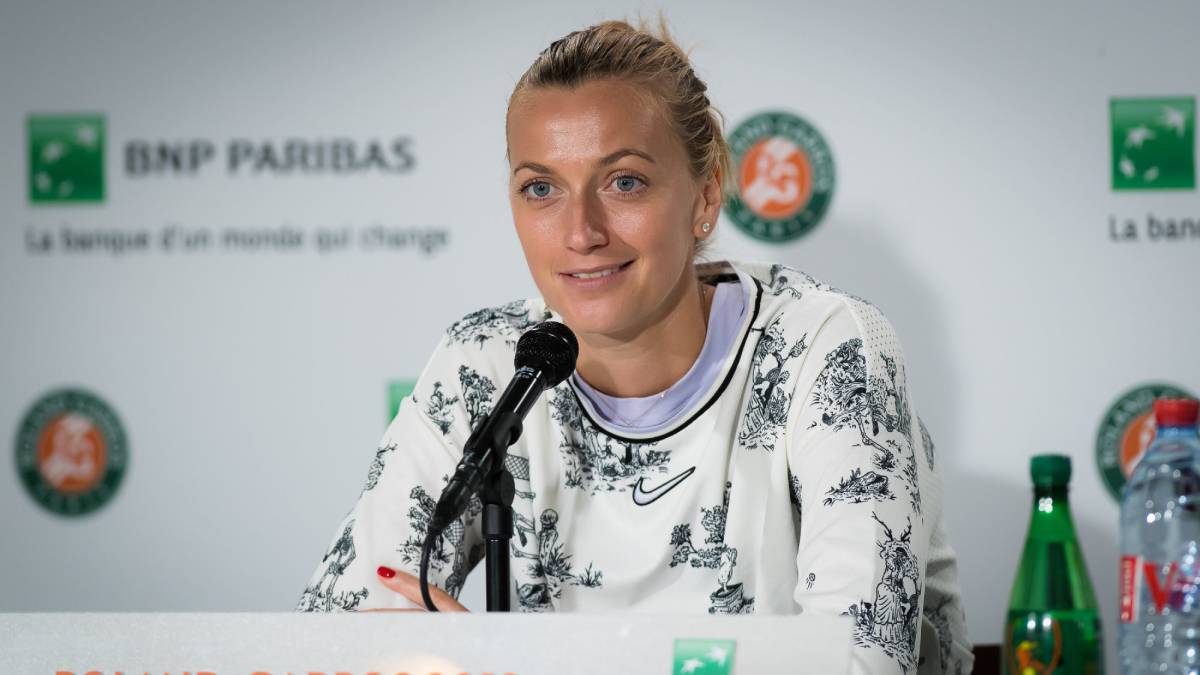 Kvitova, baja por un problema en el antebrazo izquierdo