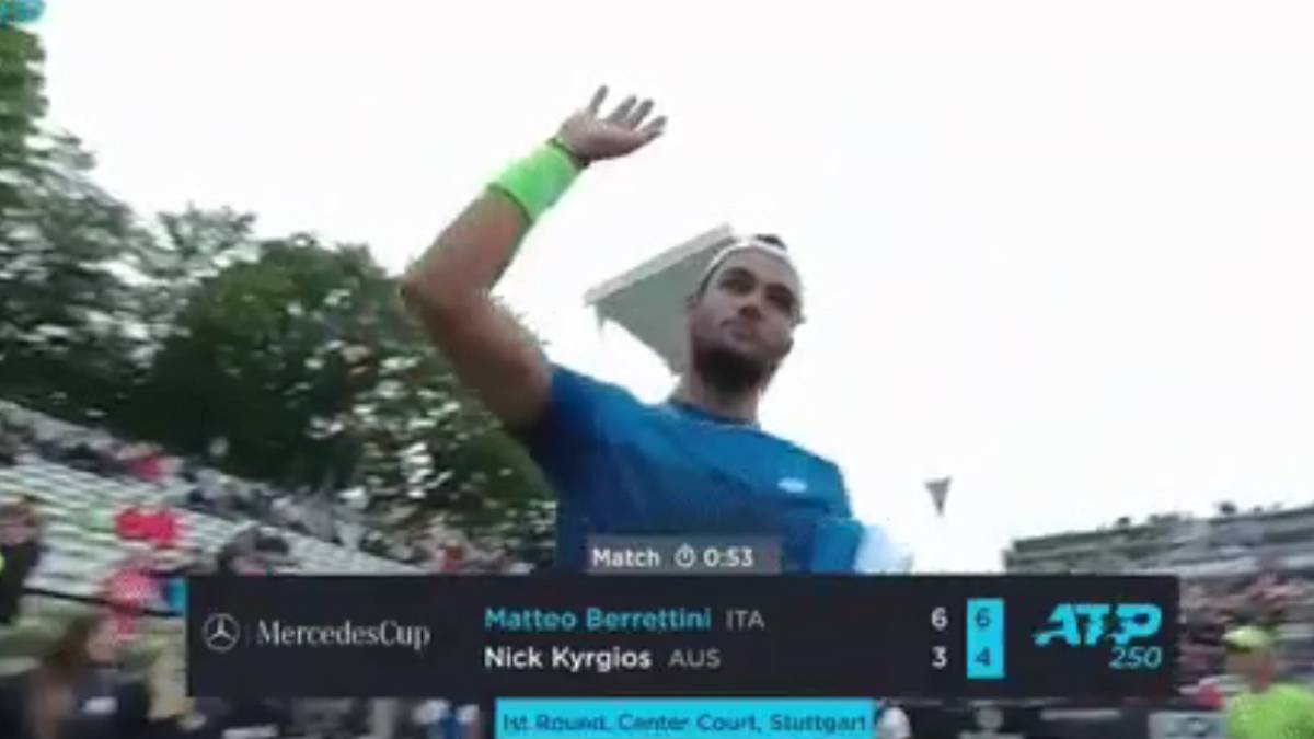 Berrettini supera a Kyrgios; Munar y Feliciano, eliminados