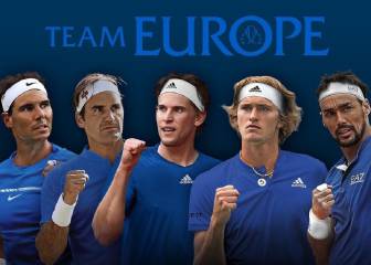 Thiem, Fognini y Zverev se unen a Nadal y Federer en la Laver Cup