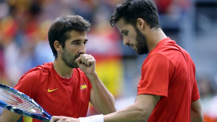 Feliciano se retiró lesionado el día antes del partido con Marc López en Wimbledon