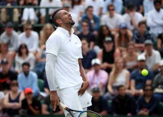 Las locuras de Kyrgios: 'siesta' en un partido, sillas al aire, insultos...