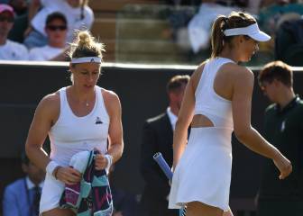 Sharapova critica a Parmentier por su celebración después de retirarse lesionada