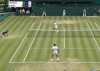 Nadal sorprende a todos con este golpe de volea
