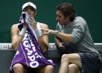 Las peleas que provocaron el quiebre entre Muguruza y su coach