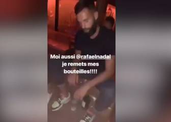 Contra Nadal vale todo: tras Kyrgios... Paire se pone a imitarle de fiesta y con botellas de ron