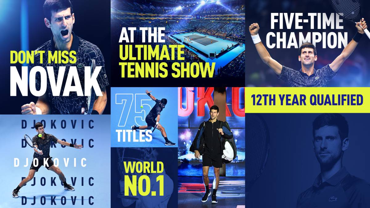 Novak Djokovic es el segundo tenista clasificado para las Nitto ATP Finals 2019 tras Rafa Nadal.