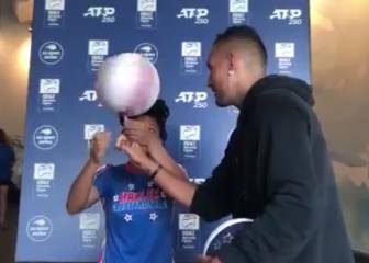 Kyrgios y su reto contra una jugadora de los Globetrotters
