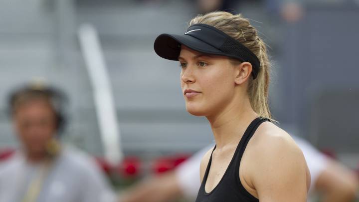 Eugenie Bouchard, durante un torneo.