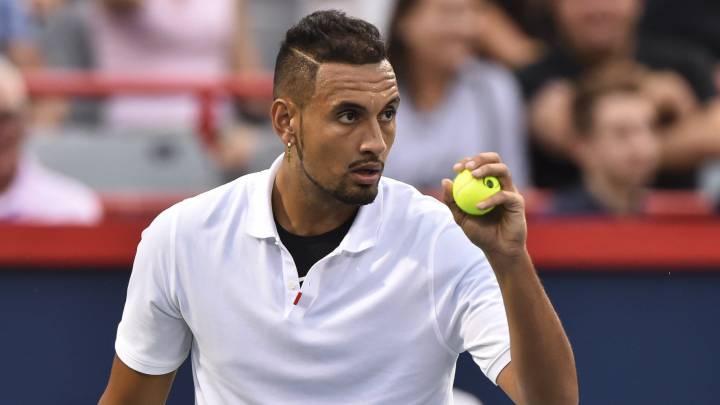 Nick Kyrgios derrotado a las primeras de cambios en el Masters 1.000 de Canadá.