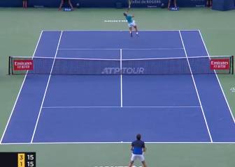 El smash sin mirar de Nadal que dejó atónito al mundo del tenis
