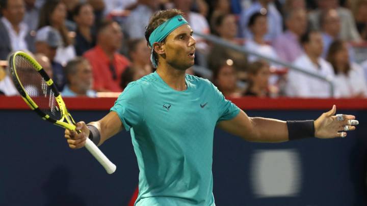 Rafa Nadal en el Masters 1.000 Canadá.