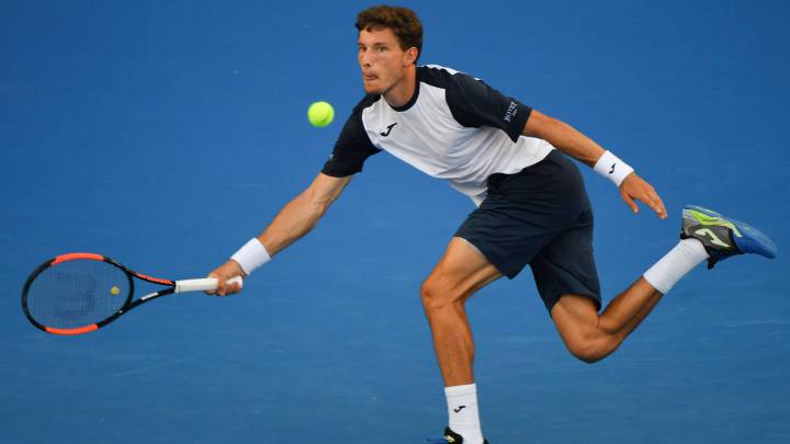 Pablo Carreño en un partido de tenis