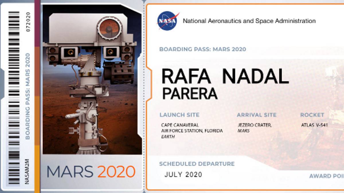 Nadal pisará Marte