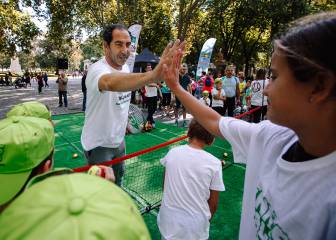 Las Finales de la Davis en el corazón de Madrid con los niños