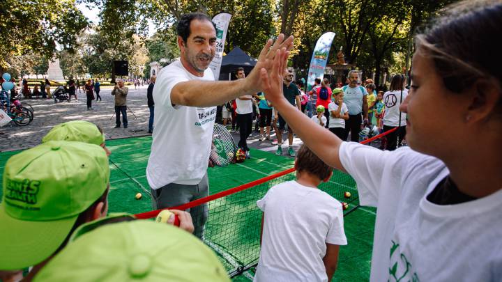 Las Finales de la Davis en el corazón de Madrid con los niños