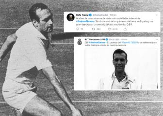 El tenis llora la muerte de Gimeno: