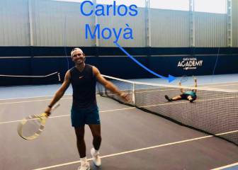 Carlos Moyà 'derrota' a Rafa Nadal después de mil intentos