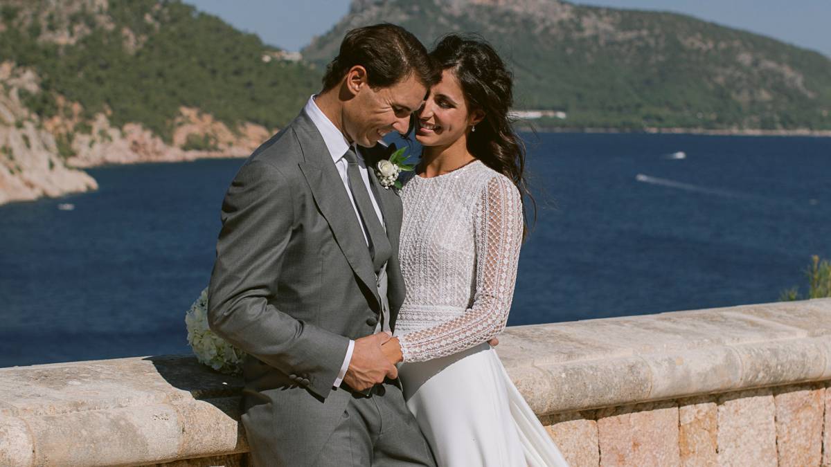 Nadal y Mery Perelló, radiantes en su boda